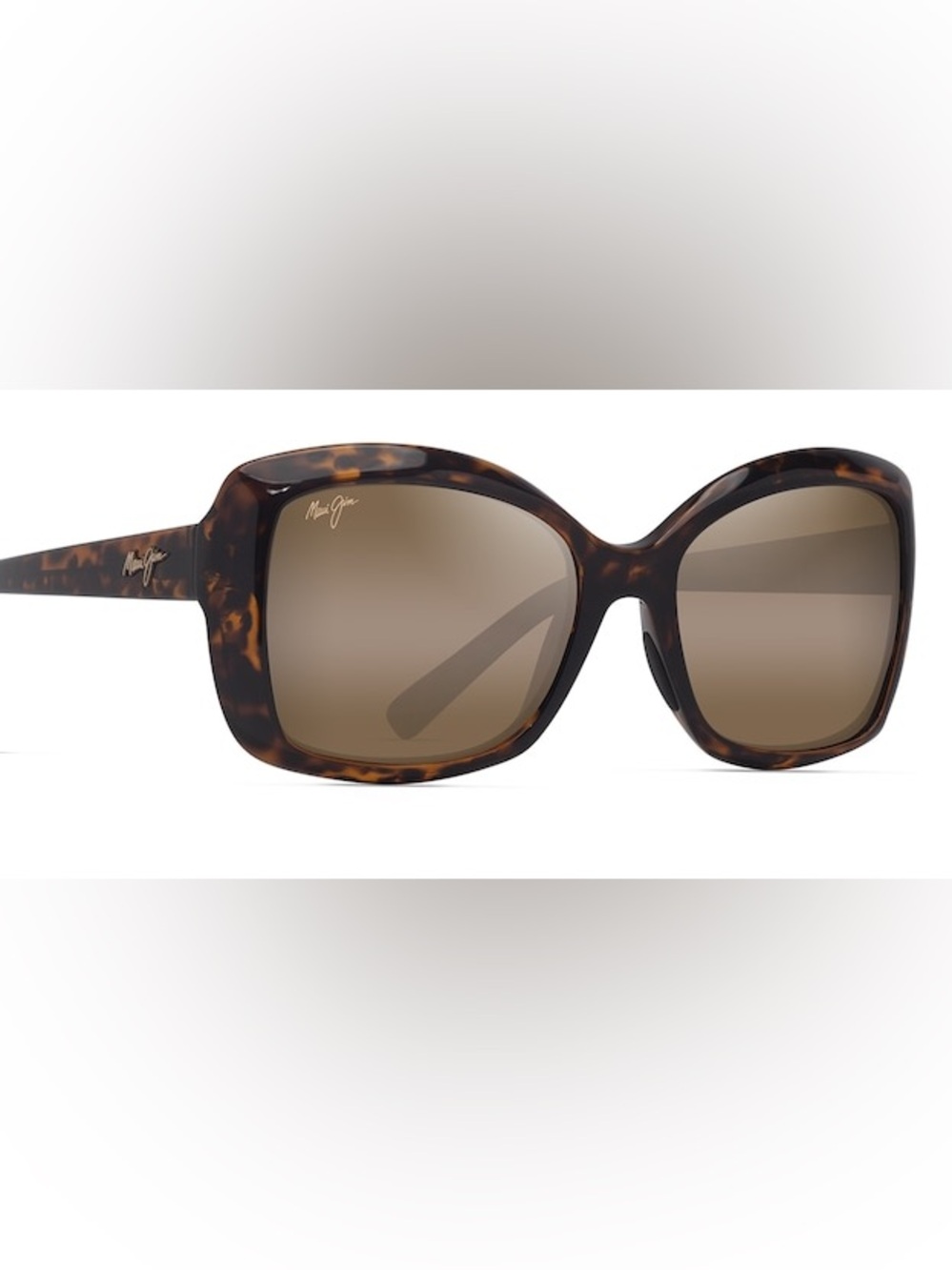 MAUI JIM ORCHID SUNGLASSES IN SHINY DARK HAVANNA